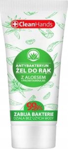 Chemia Antybakteryjny żel do rąk CLEAN HANDS, z aloesem i prowitaminą B5, tuba, 50 ml 1