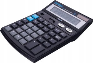 Kalkulator Donau Kalkulator biurowy TECH, 12-cyfr. wyświetlacz, wym. 185x140x37 mm, czarny 3