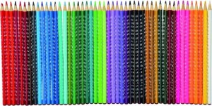 Keyroad Kredki ołówkowe KEYROAD, trójkątne, 3mm, 48 szt., pudełko 2