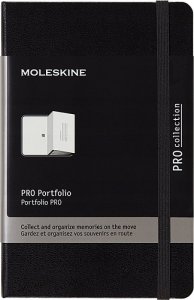 Moleskine MOLESKINE PRO Portfolio P (9x14 cm), 6 kieszonek, czarne 2