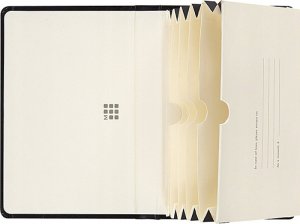 Moleskine MOLESKINE PRO Portfolio P (9x14 cm), 6 kieszonek, czarne 4