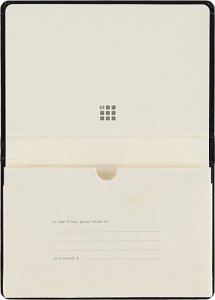 Moleskine MOLESKINE PRO Portfolio P (9x14 cm), 6 kieszonek, czarne 6