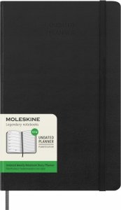 Moleskine Kalendarz tygodniowy MOLESKINE, bez dat, L, twarda oprawa, czarny 13