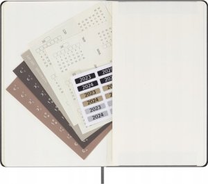 Moleskine Kalendarz tygodniowy MOLESKINE, bez dat, L, twarda oprawa, czarny 10