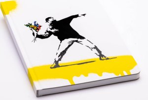 Pininfarina Segno Notes PININFARINA Banksy, 14x21 cm, 128 stron, flower 1