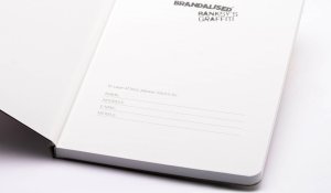 Pininfarina Segno Notes PININFARINA Banksy, 14x21 cm, 128 stron, flower 3