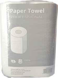 Velvet Ręcznik w roli celulozowy VELVET, Professional, 2-warstwowy, 50 listków, 2 szt., biały 2