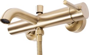 Bateria wannowa Rea Bateria wannowa Rea Lungo złota szczotkowana 2