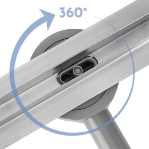 Rea Odpływ Liniowy REA NEOX SLIM PRO STAL SZCZOTKOWANA 60 3