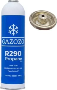 Litago Zestaw do napełniania czynnika chłodniczego gaz propan  R290 POMPY CIEPŁA  lodówki freon dwie butle 3