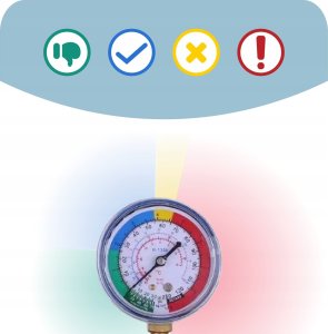 Litago Zestaw do napełniania nabijania czynnika chłodniczego R134a/R12 zamiennik 185g 5