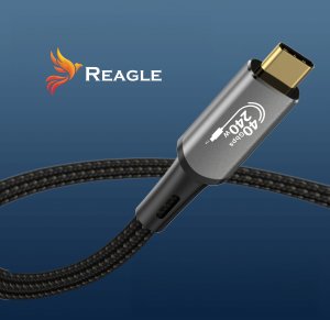 Kabel USB Reagle USB-C - USB-C 1 m Czarny 6