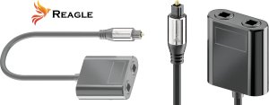 Reagle REAGLE AUDIO SPLITTER 1x2 SPDIF TOSLINK ROZDZIELACZ OPTYCZNY PRZEJŚCIÓWKA 5