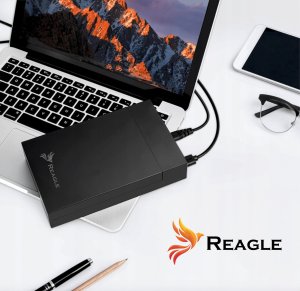 Kieszeń Reagle REAGLE CASE OBUDOWA HUB KIESZEŃ NA DYSK HDD SSD 3,5" SATA III USB 3.1 10TB 2