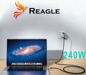 Kabel USB Reagle USB-C - USB-C 0.5 m Czarny 3