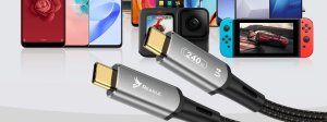 Kabel USB Reagle USB-C - USB-C 0.5 m Czarny 5