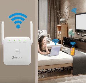 Access Point Reagle WZMACNIACZ SYGNAŁU WIFI 2.4 GHz 802.11n REAPETER 300MB/S EXTENDER Wi-Fi 2