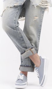 Sergio Leone Półbuty damskie SP016JNI niebieskie 37 8