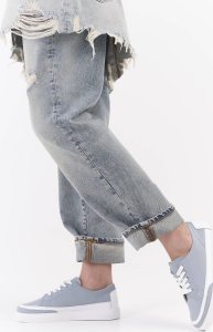 Sergio Leone Półbuty damskie SP016JNI niebieskie 37 9