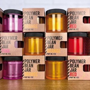 Comandante Comandante - Pomarańczowy słoik z polimeru z pokrywką 5