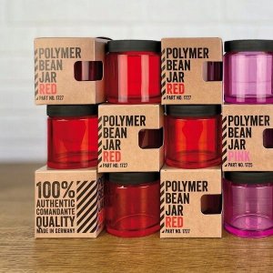 Comandante Comandante - Czerwony słoik z polimeru z pokrywką 5