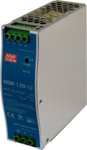 Triton ZASILACZ IMPULSOWY NA SZYNĘ DIN MEAN WELL NDR-120-48 48V/120W/2.5A 1