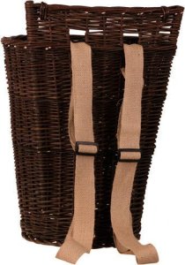 WickerPL Plecak wiklinowy do zbioru owoców, wiklina niekorowana 44x39 H50/60 cm 5