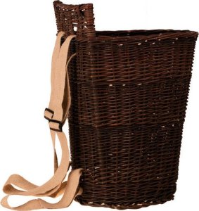 WickerPL Plecak wiklinowy do zbioru owoców, wiklina niekorowana 44x39 H50/60 cm 6
