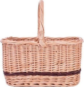 WickerPL Wiklinowy Kosz na 6 Butelek 41x29 H20/24 cm 1