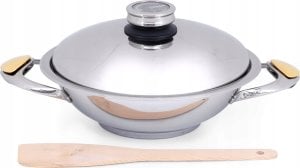 Zepter Naczynie WOK 2,4 l, średnica 24 cm z pokrywą, 2 uchwyty Zepter + Prezent 2