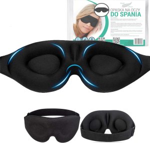 Medi Sleep Poduszka podróżna turystyczna, opaska 3d na oczy 7