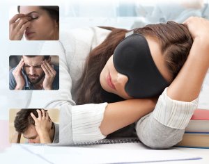Medi Sleep Poduszka podróżna turystyczna, opaska 3d na oczy 10