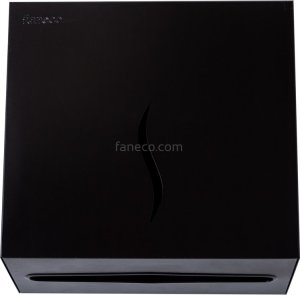 FANECO Podajnik ręczników ZZ HIT Czarny stal nierdzewna 2