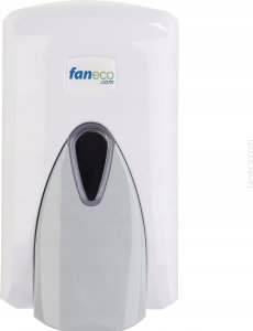 Dozownik do mydła FANECO Dozownik mydła w płynie 0,5l BIAŁO-SZARY ATEST PZH 2