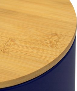 Kosz na śmieci Sepio Kosz na śmieci 3l mały bambusowa pokrywa z wolnym opadaniem wytrzymały 7