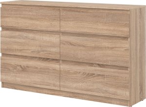 BogFran Komoda duża z szufladami dąb Sonoma REMI RM03 2