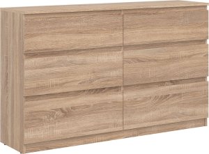 BogFran Komoda duża z szufladami dąb Sonoma REMI RM03 6