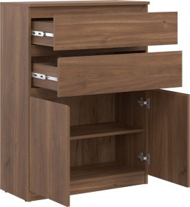 BogFran Komoda wysoka z szufladami dąb Castello REMI RM05 7