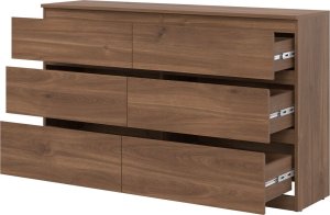 BogFran Komoda duża z szufladami dąb Castello REMI RM03 3