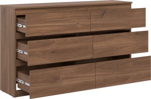 BogFran Komoda duża z szufladami dąb Castello REMI RM03 7