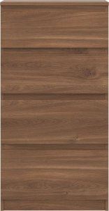 BogFran Komoda wąska z szufladami dąb Castello REMI RM04 4