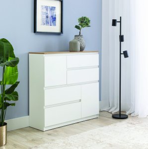 BogFran Komoda duża z szufladami dąb Sonoma REMI RM06 11