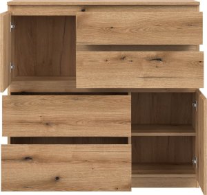 BogFran Komoda duża z szufladami dąb Evoke REMI RM06 5