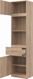 BogFran Szafka L/P wąska Regał Słupek dąb Sonoma REMI RM08 3