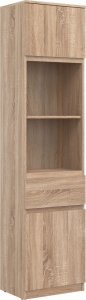 BogFran Szafka L/P wąska Regał Słupek dąb Sonoma REMI RM08 6