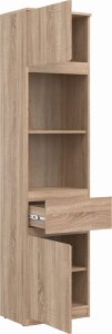 BogFran Szafka L/P wąska Regał Słupek dąb Sonoma REMI RM08 7