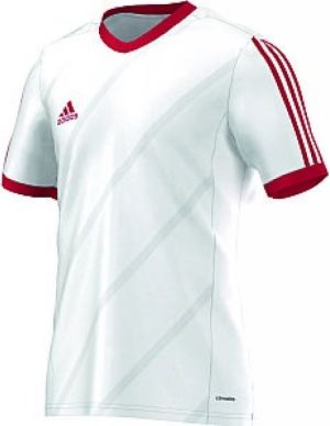 Adidas Koszulka piłkarska Tabela 14 Junior biało-czerwona r. 128 (F50273) 1