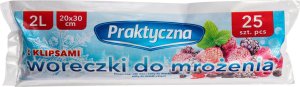 Praktyczna Woreczki do mrożenia Praktyczna 2 l 25 szt. 1