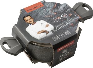 Florina Garnek kamienny z pokrywką na indukcję i gaz Florina Lava Stone 1,6 l 18 cm szary 8