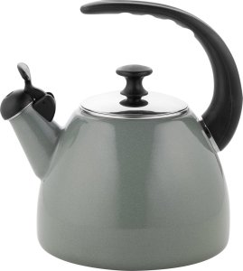Florina Czajnik emaliowany Florina Aperto zielono-szary 2,2 l 2